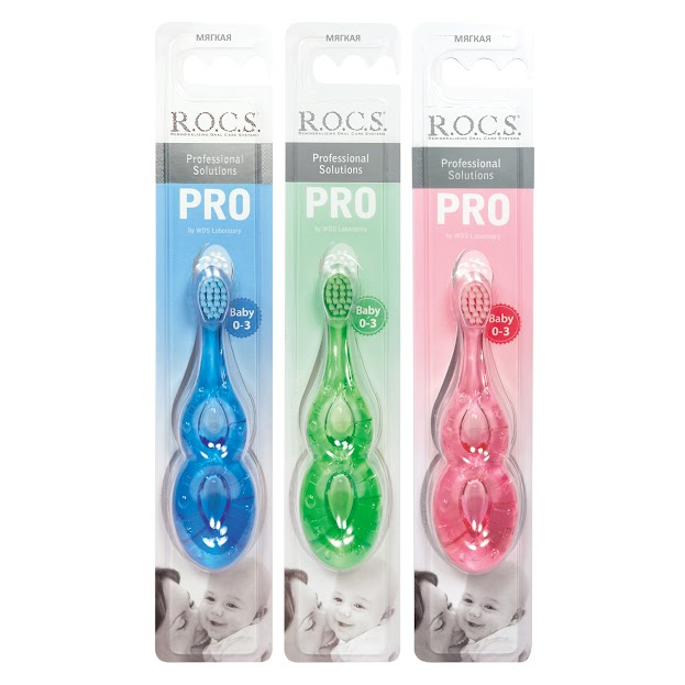 Rocs pro baby зуб щетка от 0-3лет