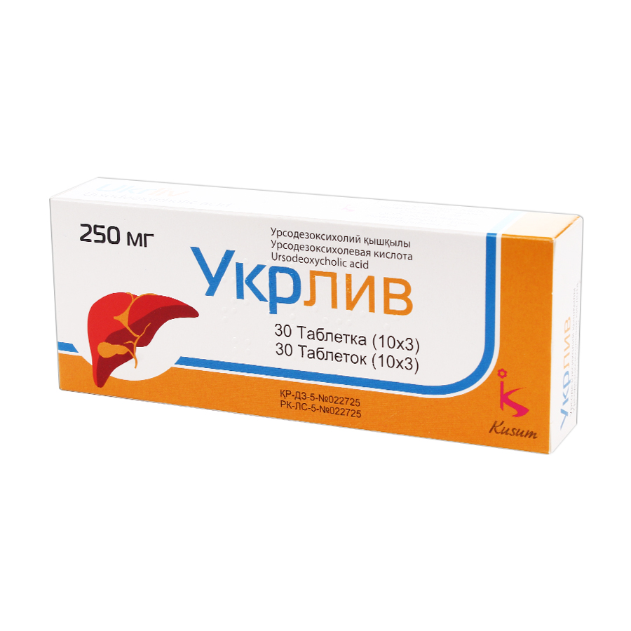 Укрлив таб 250мг №30 Укрлив таб 250мг №30